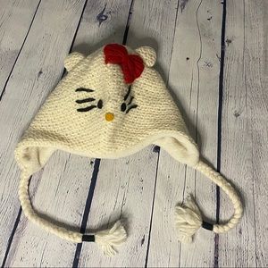 hello kitty wool/fleece toque
